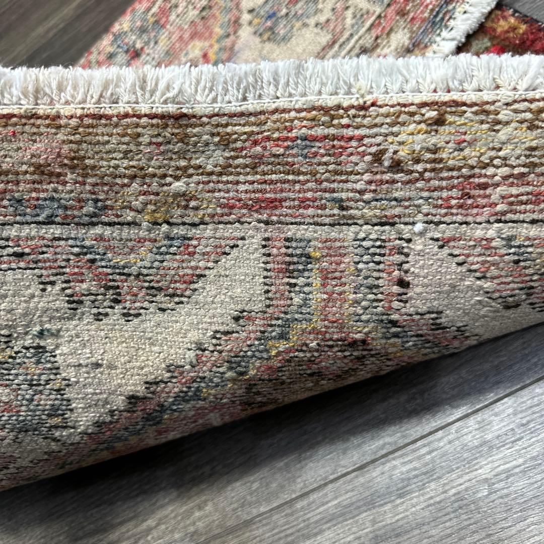 110cmx63ペルシャ絨毯年代織り物ハマダン手織り絨毯スパーヴィンテージラグ