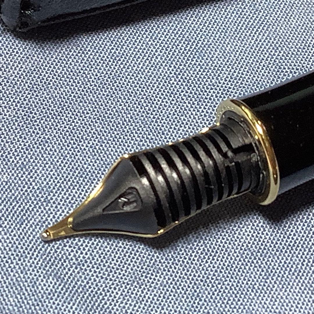 値下げ‼︎ PARKER ソネット万年筆 レザーケース付き　18K 新品