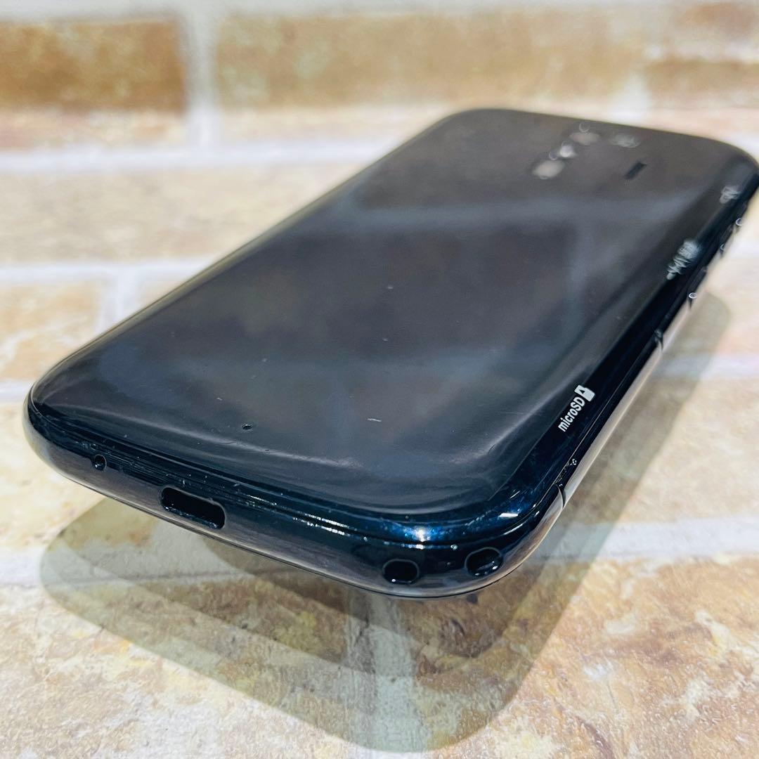 SIMフリー らくらくスマートフォン me 32GB ブラック 電池良好