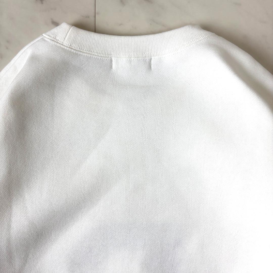 ダブルスタンダードクロージング F Dロゴ裏起毛プルオーバー 白 WEB限定