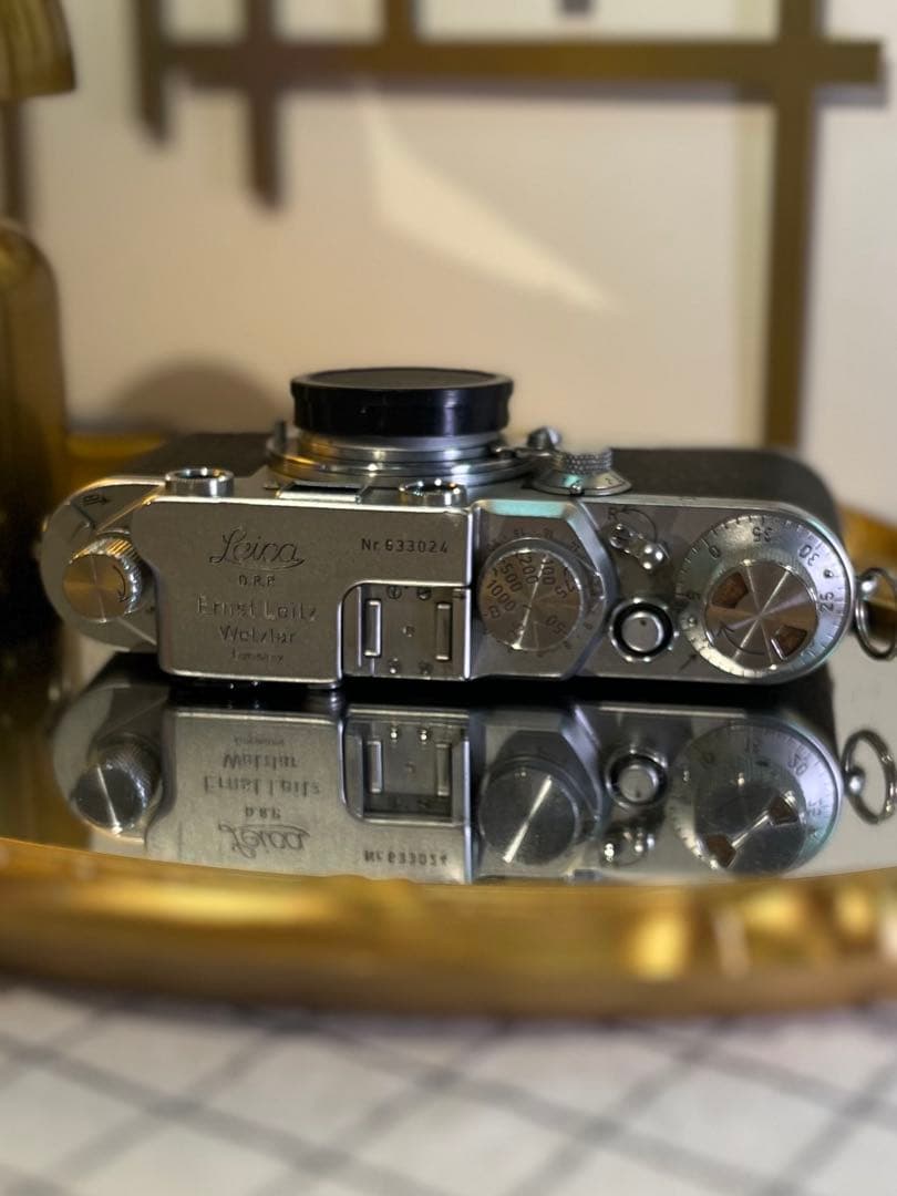 Leica Ⅲf バルナック＋ FED 50mm f3.5沈胴式＋ 革ケース