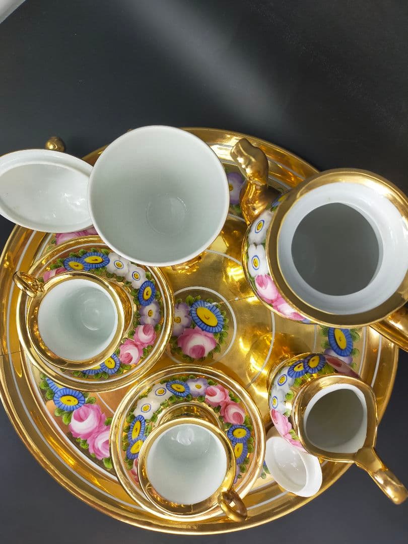 <迎賓館>リモージュアンティーク　テタテティーサービス　アフタヌーンティー