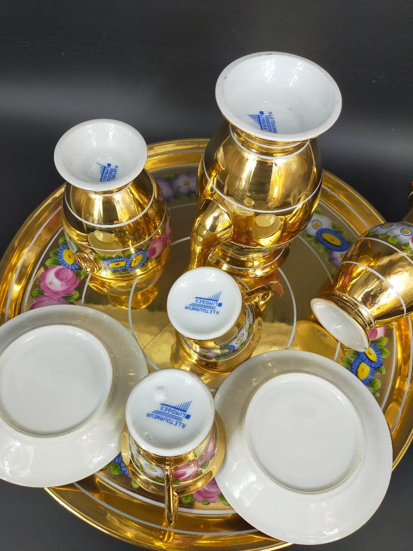 <迎賓館>リモージュアンティーク　テタテティーサービス　アフタヌーンティー