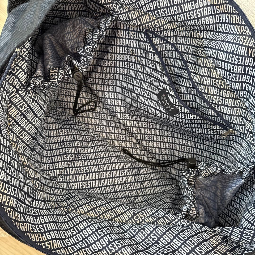 パーリーゲイツ　カートバッグ　トートバッグ　大型　紺　ネイビー　バック　特大