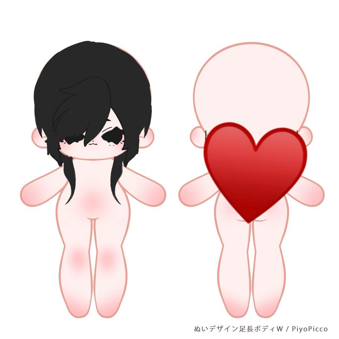 20cm 棉花娃娃 無属性 着せ替えぬいぐるみ ハンドメイド