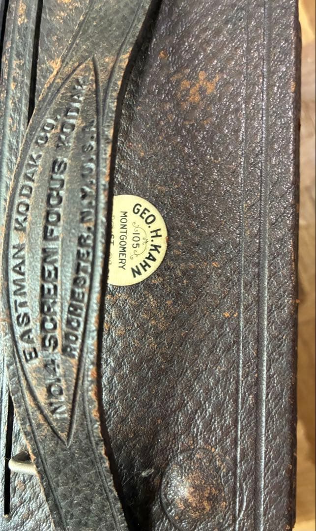 Kodak100年以上前のカメラ NO.4￼スクリーンフォーカス＋タンク現像箱