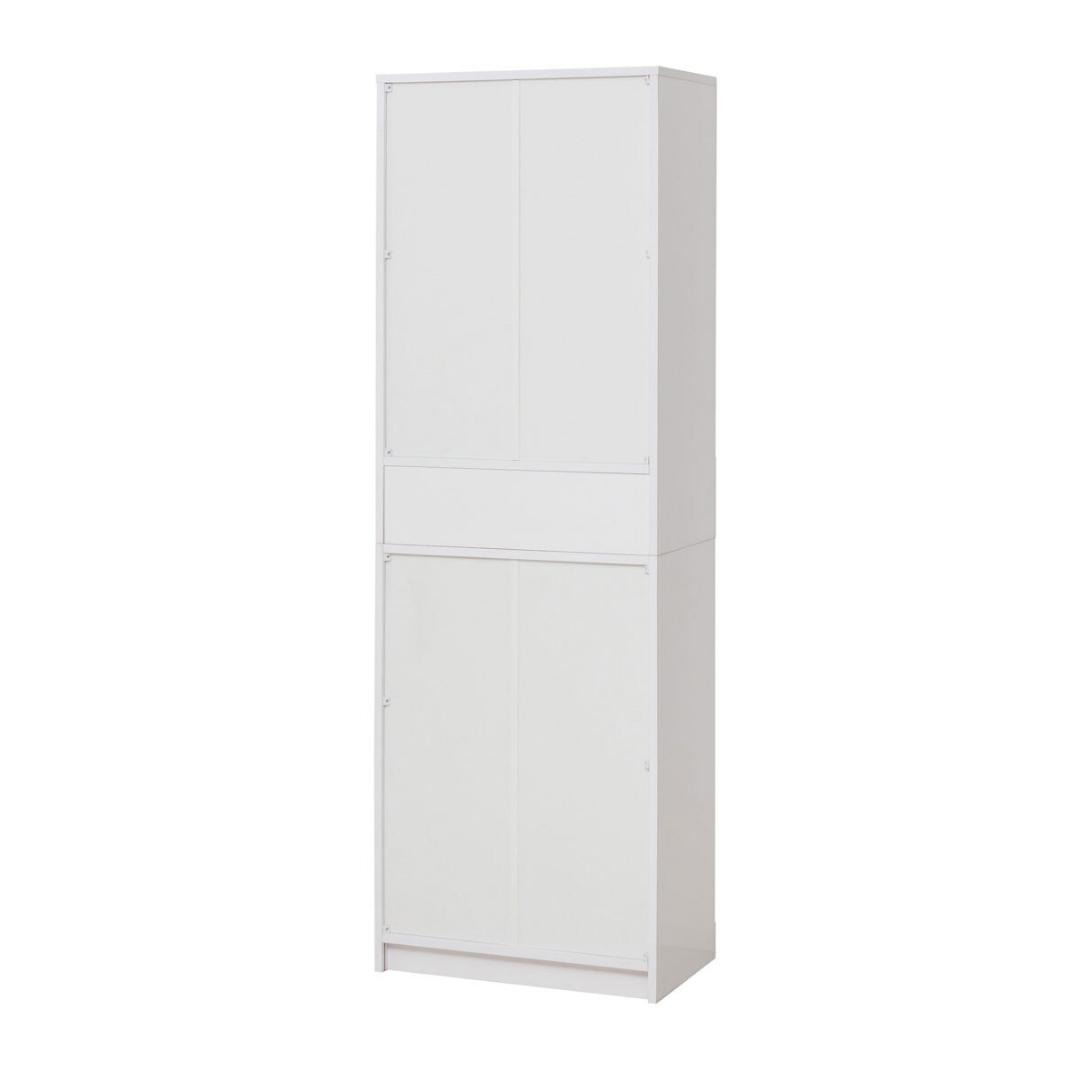 ヌーヴォー　食器棚　サイズ60-180　収納棚　鏡面メラミン仕様　背面化粧仕上げ