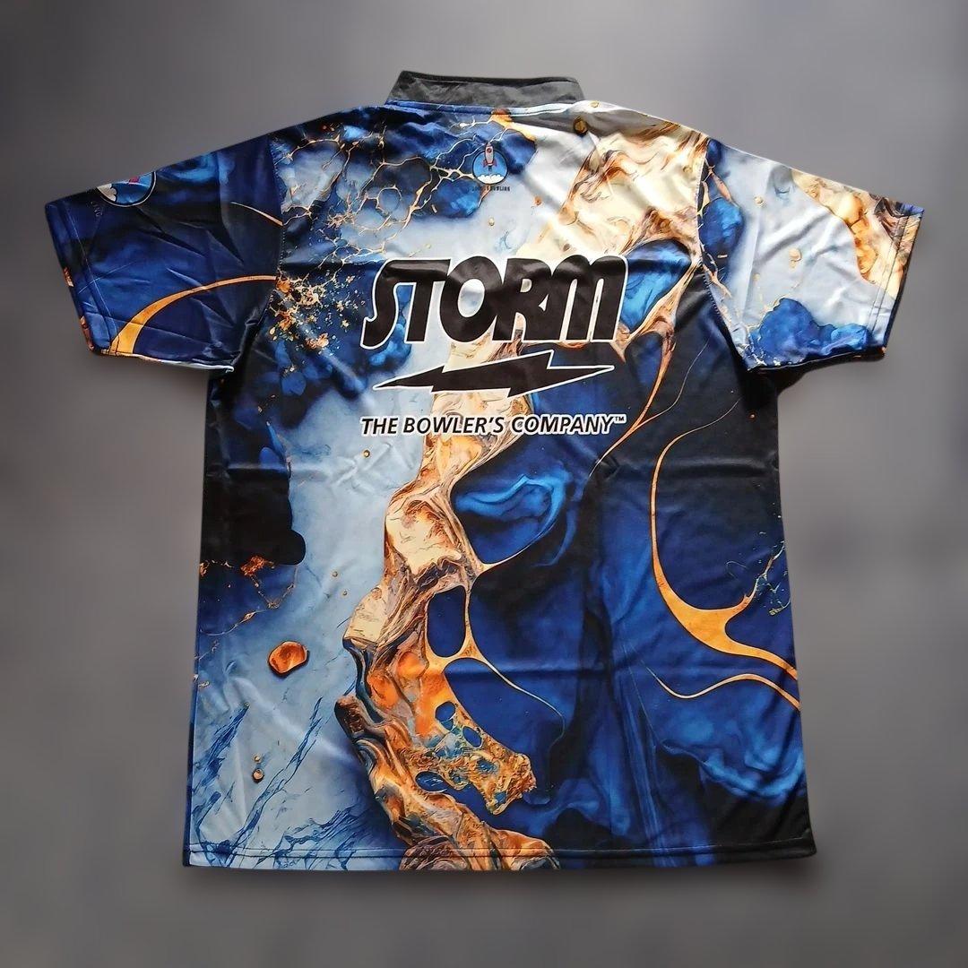 ✨新品✨ボウリングウェア　日本サイズ2XL　ストーム　ブルー