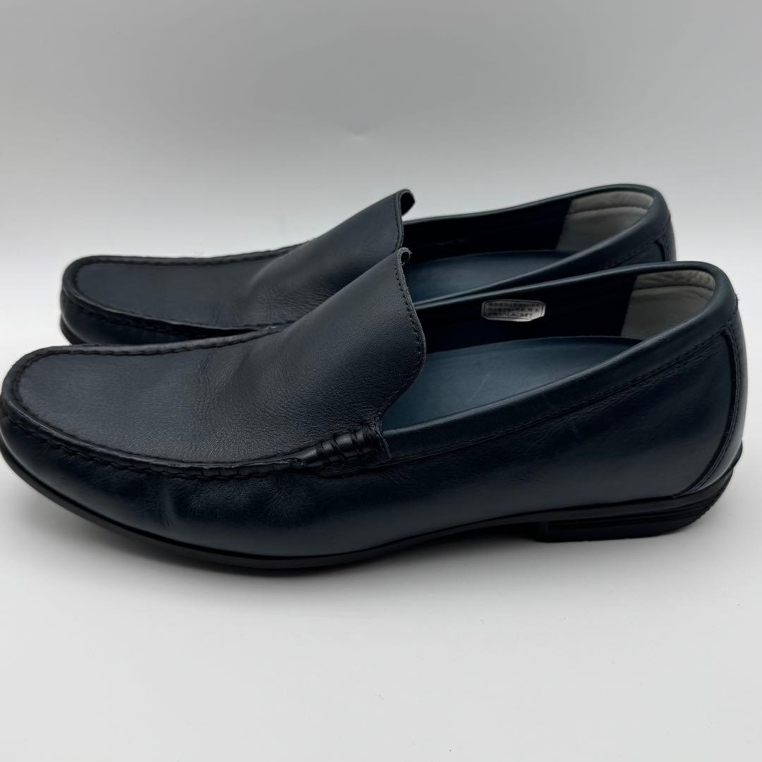 REGAL レザーローファー ネイビー 26 NC71 56HR