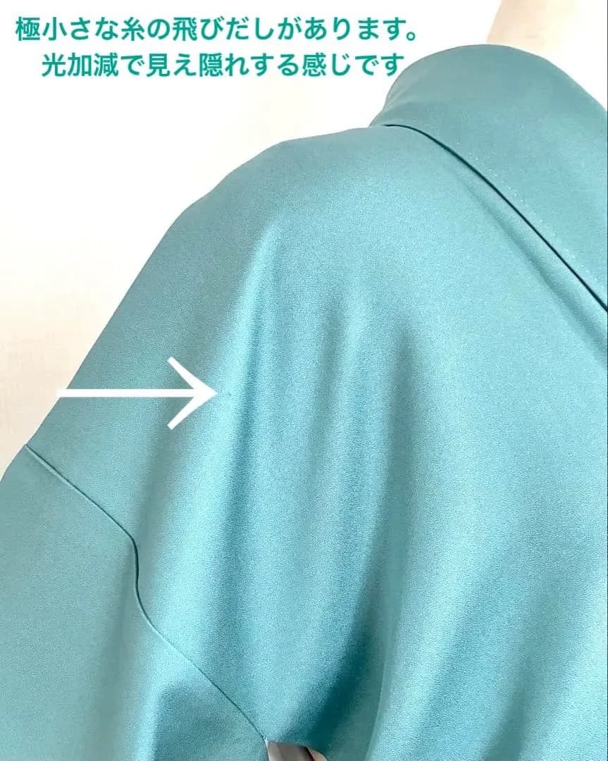 美品 正絹訪問着 落ち着いた寒色系 聡明なお色柄 祝宴 ご披露宴 ご卒業ご入学式