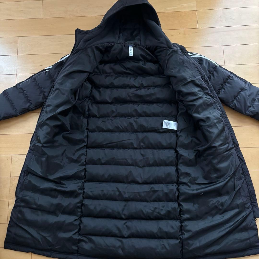 【未使用】 アディダス ダウン ベンチコート Tiro 21 黒 M サッカー