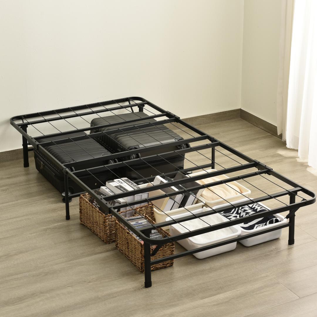 新生活応援！パイプベッド 折りたたみベッド シングル　省スペース 一人暮らし