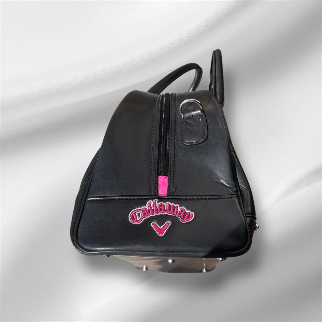 【美品】廃盤品　ボストンバッグ Callaway ゴルフバッグ ピンク 黒ゴルフ
