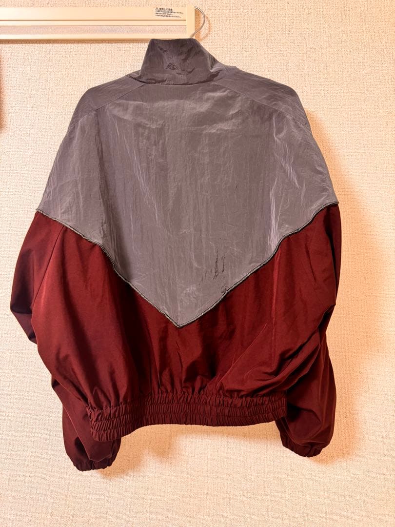 V-FORM OVERSIZE TRACKJACKET - D.GREY 上下S