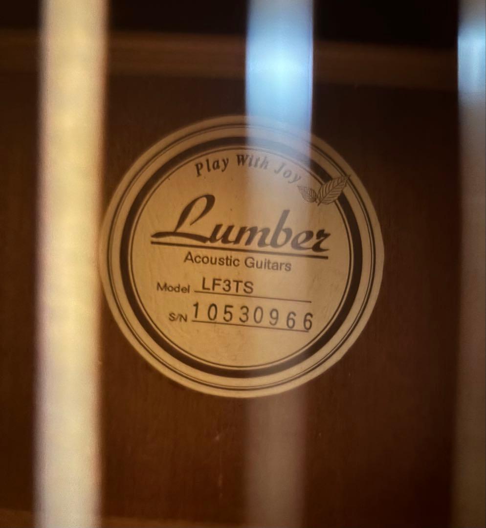 Lumber　ランバー　LF3TS　アコースティックギター　ケースあり