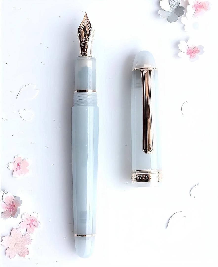 文具館コバヤシ 万年筆 駿河湾春century2025 EF nib 極細