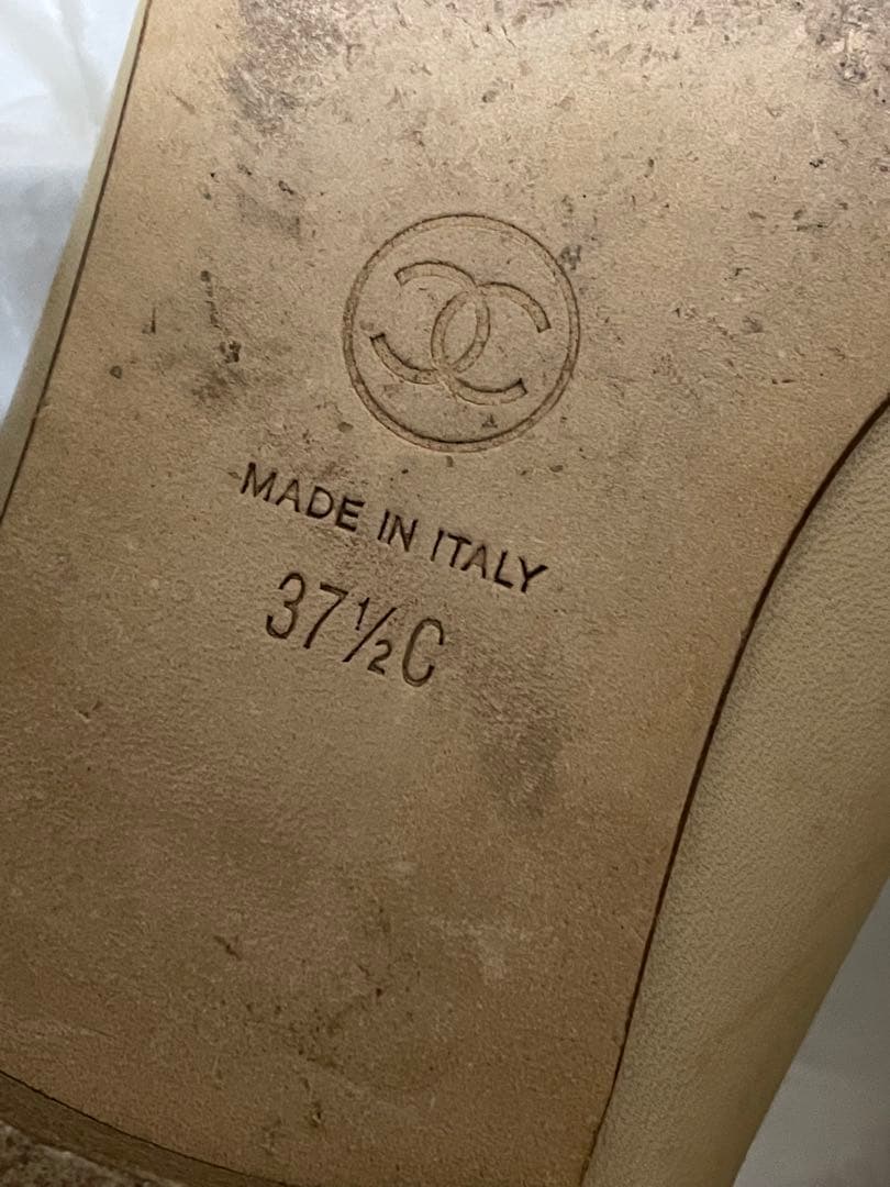 シャネル　フラットシューズ　バレエシューズ　シャネルパンプス