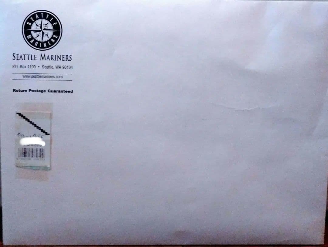 イチロー 直筆サイン シアトル・マリナーズ