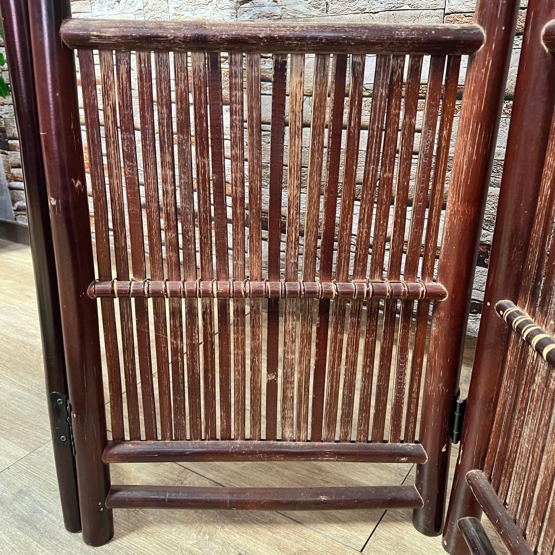 ꧁アジアン家具꧂パーテーション パーティション バンブー 竹 衝立 間仕切り