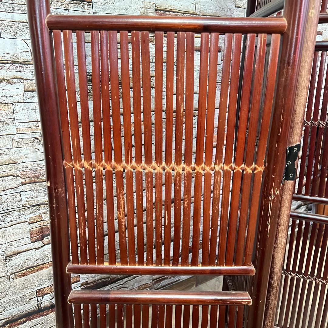 ꧁アジアン家具꧂パーテーション パーティション バンブー 竹 衝立 間仕切り