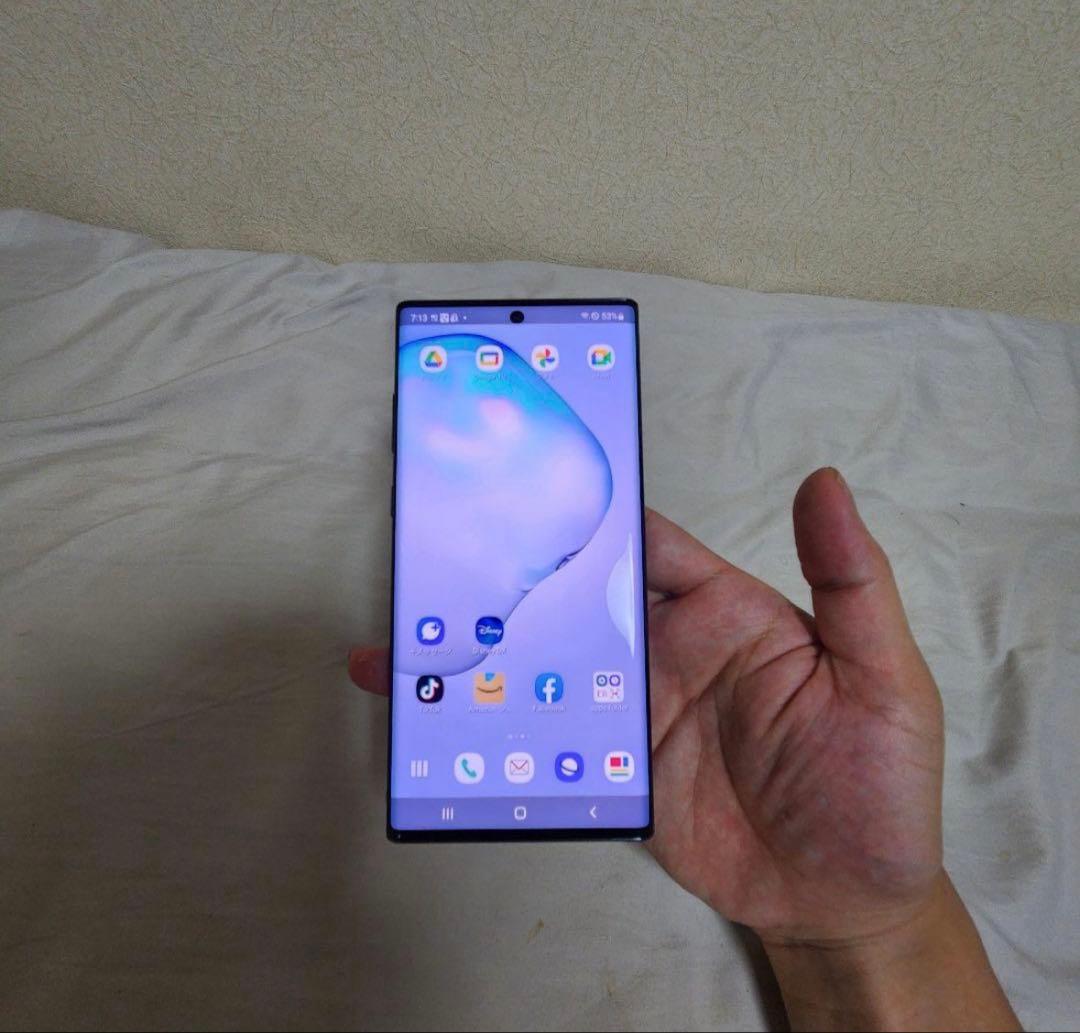 au SCV45 SAMSUNG Galaxy Note10+ ブラック