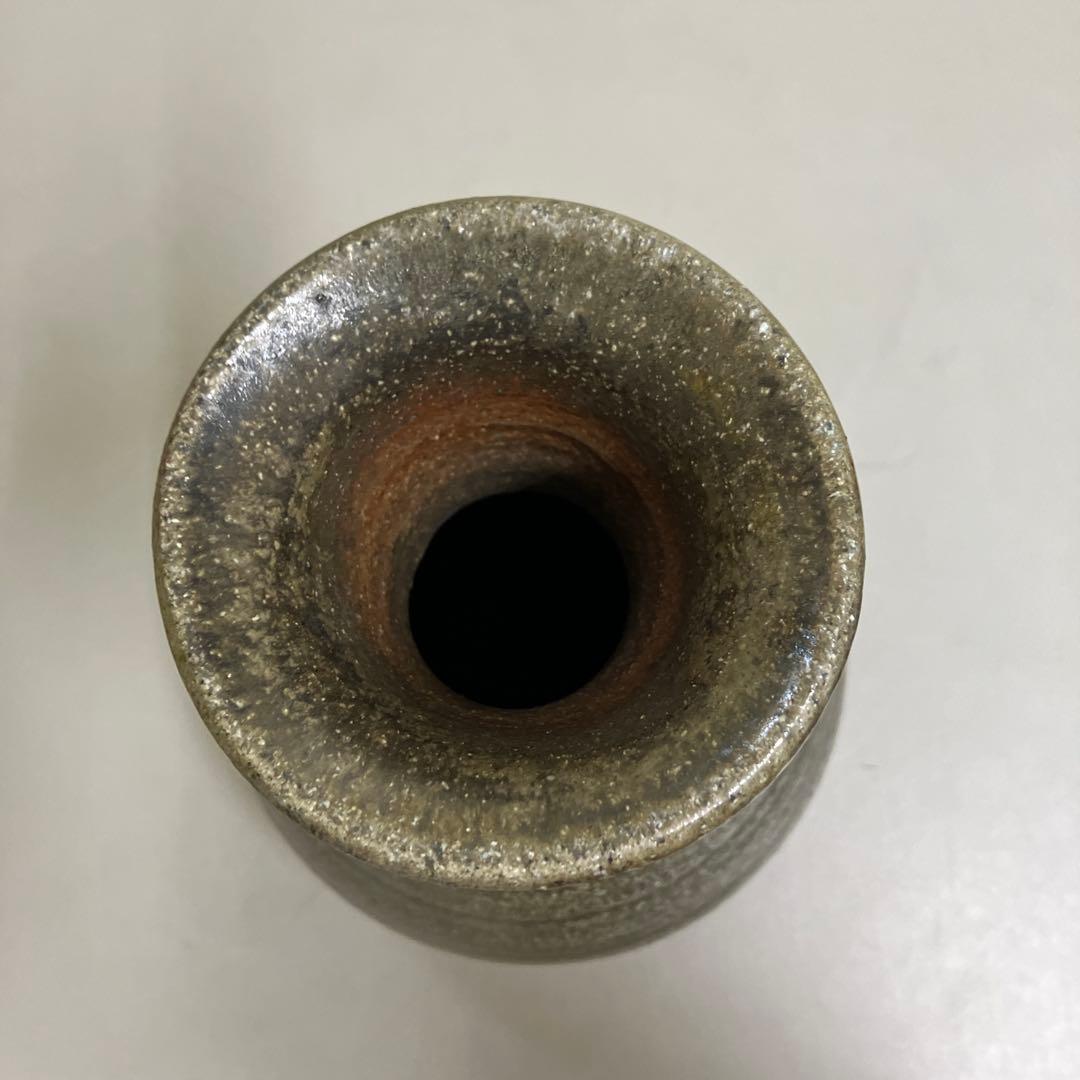 D-5 昭和レトロ 人間国宝 富本憲吉 富本窯 陶器 骨董品 花瓶 花生け 花器