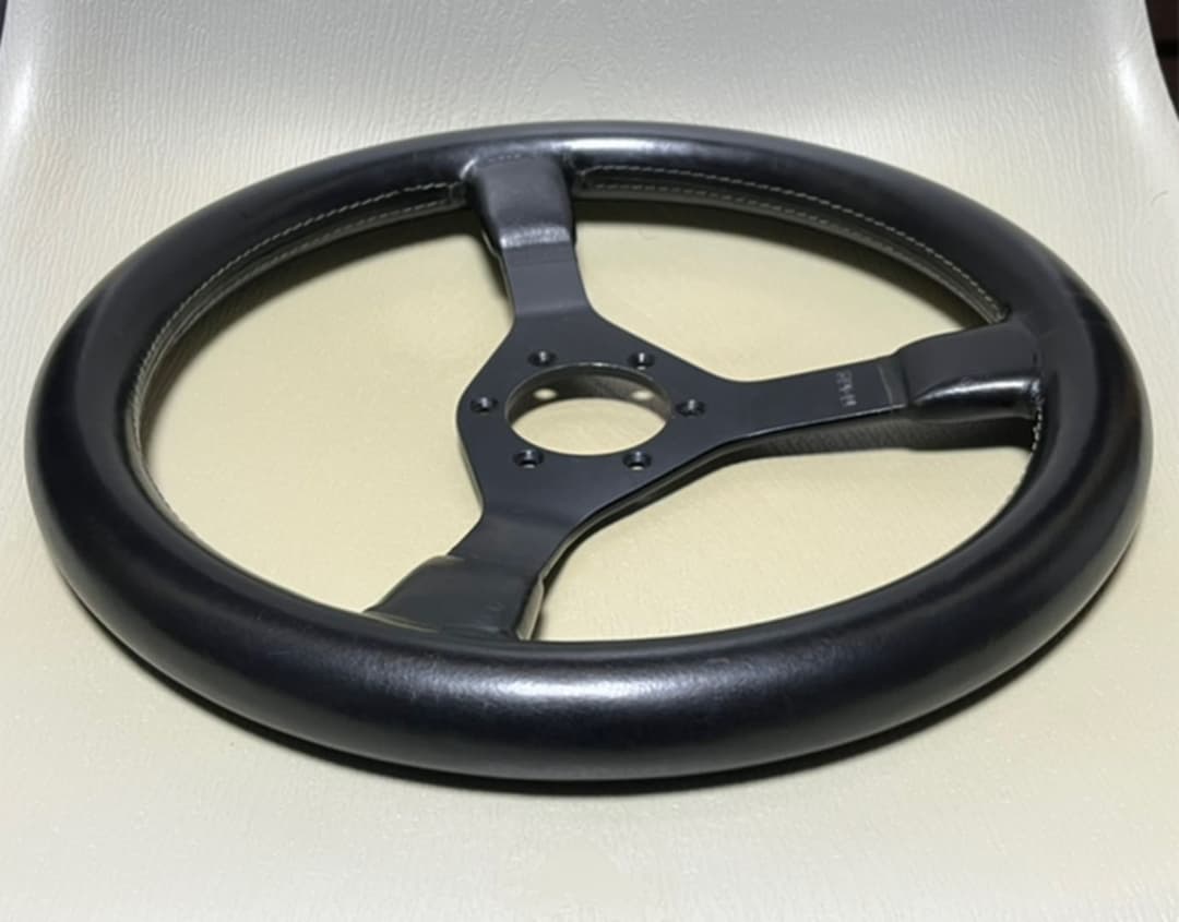 【当時物・美品】MOMO ステアリング マリオアンドレッティ 35 φ