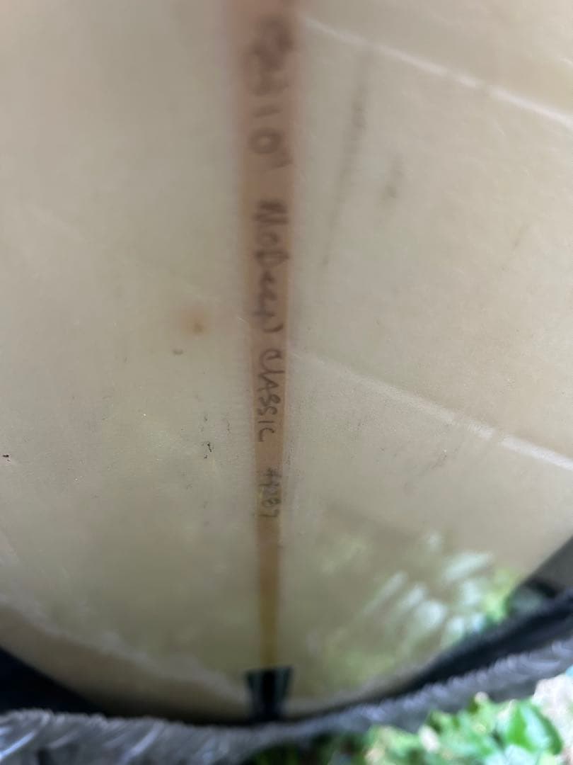 bessell ロングボード ブラック/クリーム ストライプ