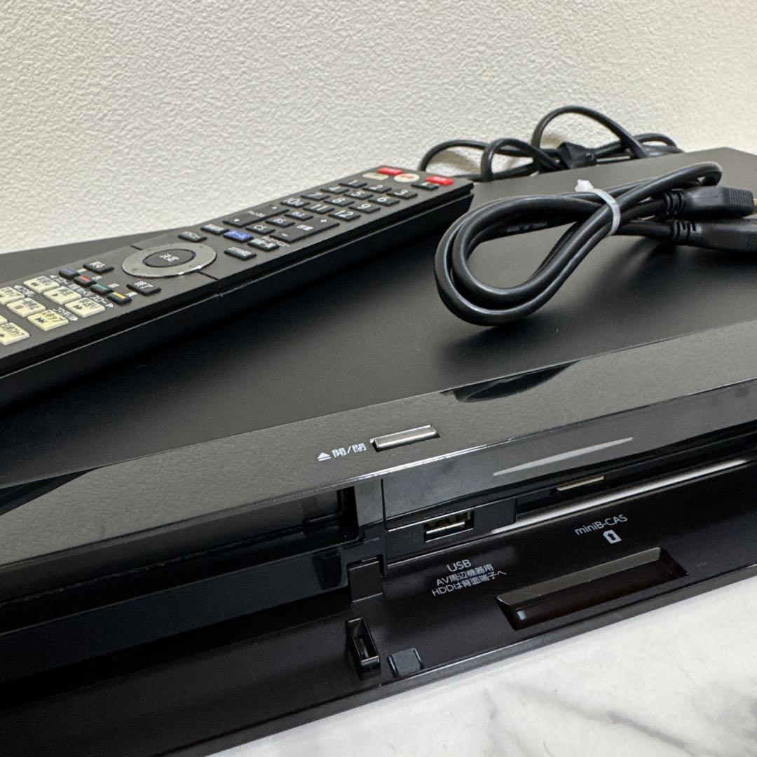 ブルーレイレコーダー USBポート2つ ブラック