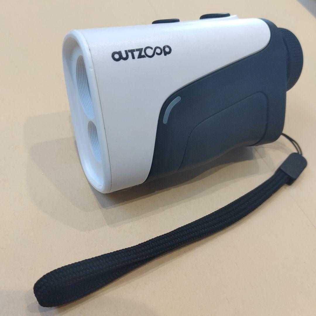 【美品】OUTZOOP ゴルフ用レーザー距離計 ホワイト/ブラック