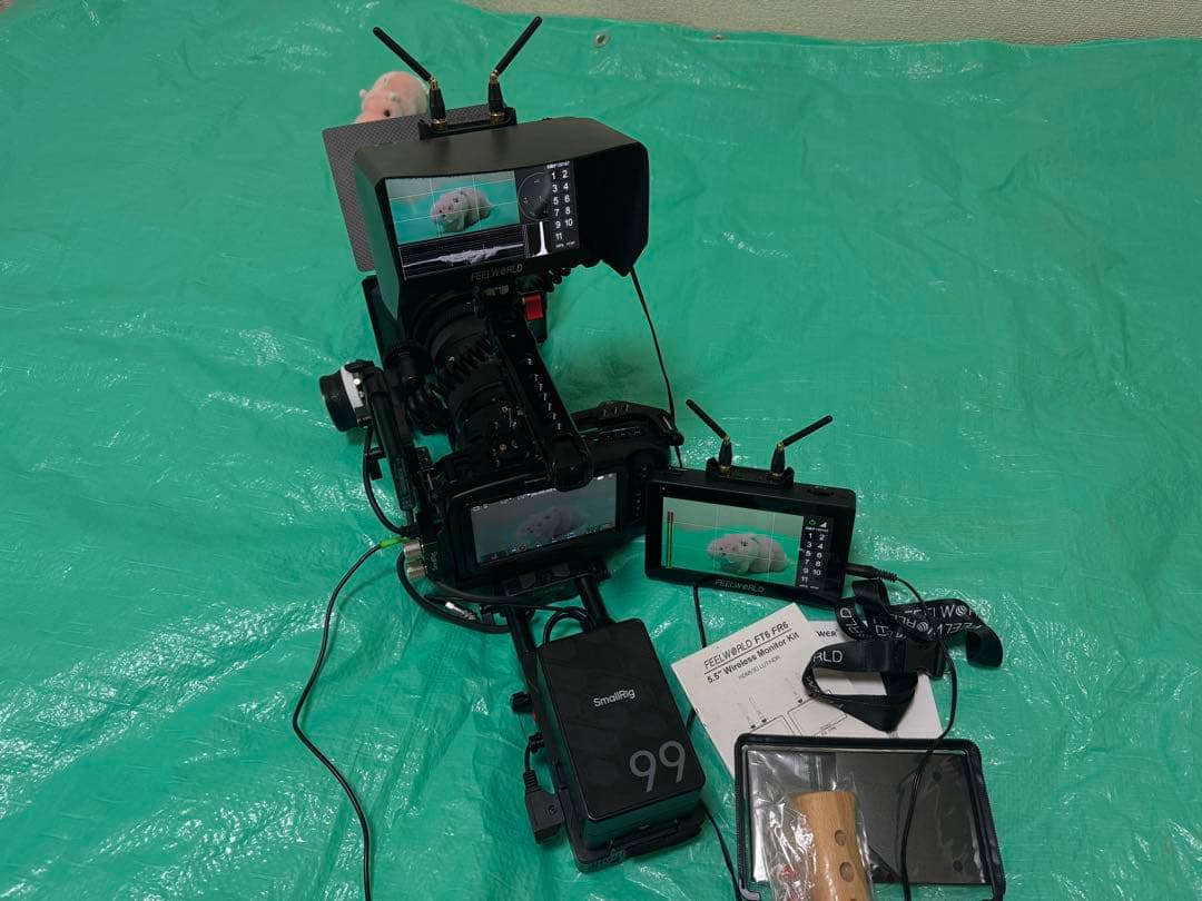 FEELWORLD FT6 FR6 HDMIワイヤレスモニタービデオドローン