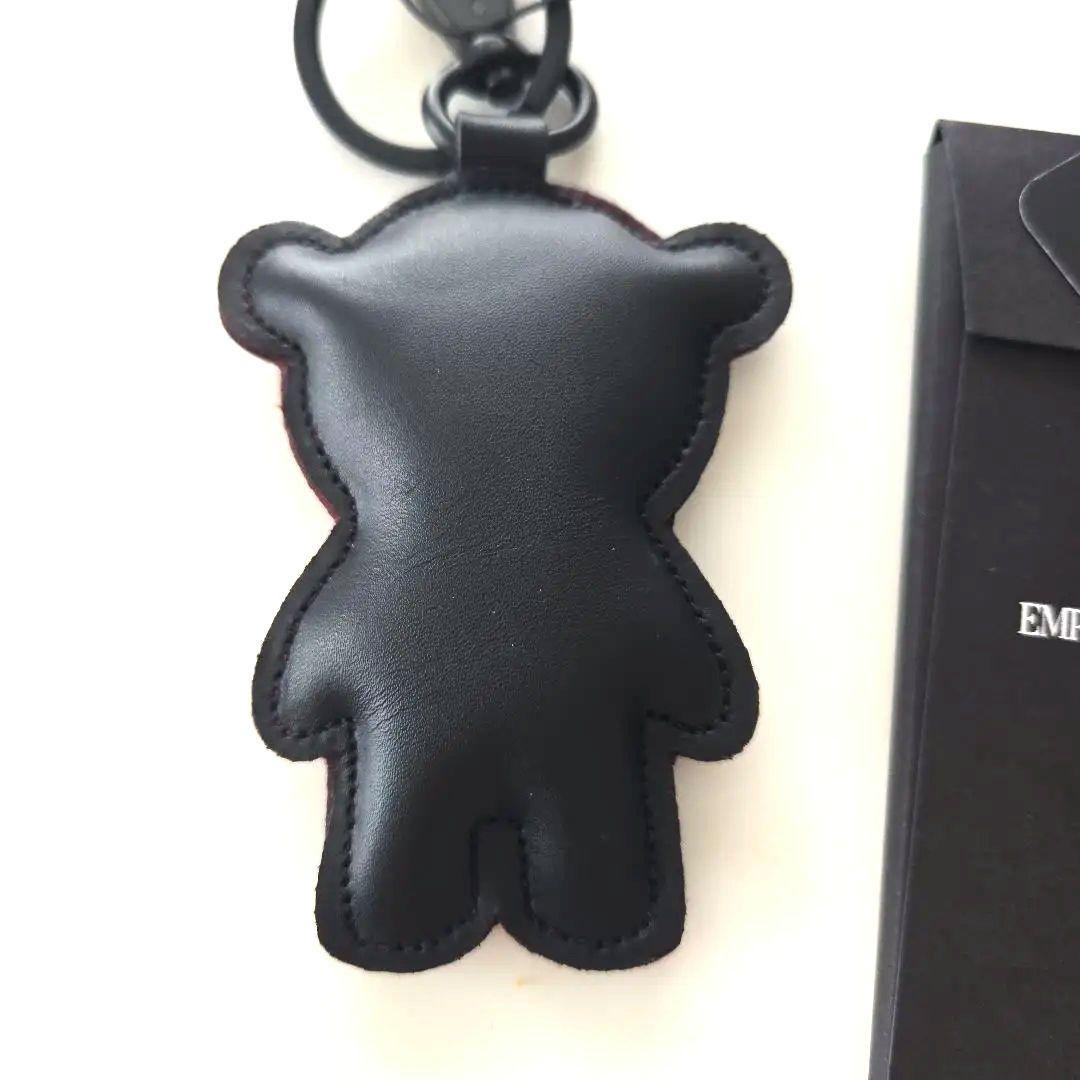 EMPORIO ARMANI キーホルダー　ボルドー　レア品！