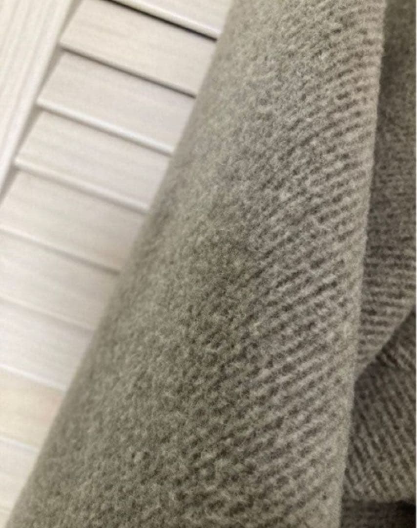 HYKE DOUBLE FACE TRENCH グレー サイズ2