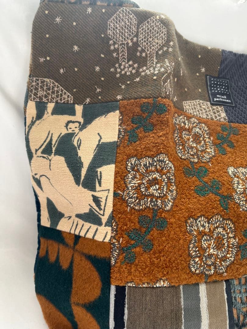 【新品】ミナペルホネン　ピースショルダーバッグ　yula タンバリン