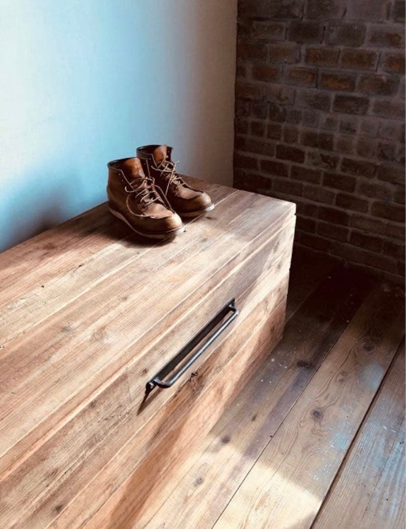 数量限定　特別価格　収納　椅子　ベンチ　木箱　古材　テーブル　ウッドボックス