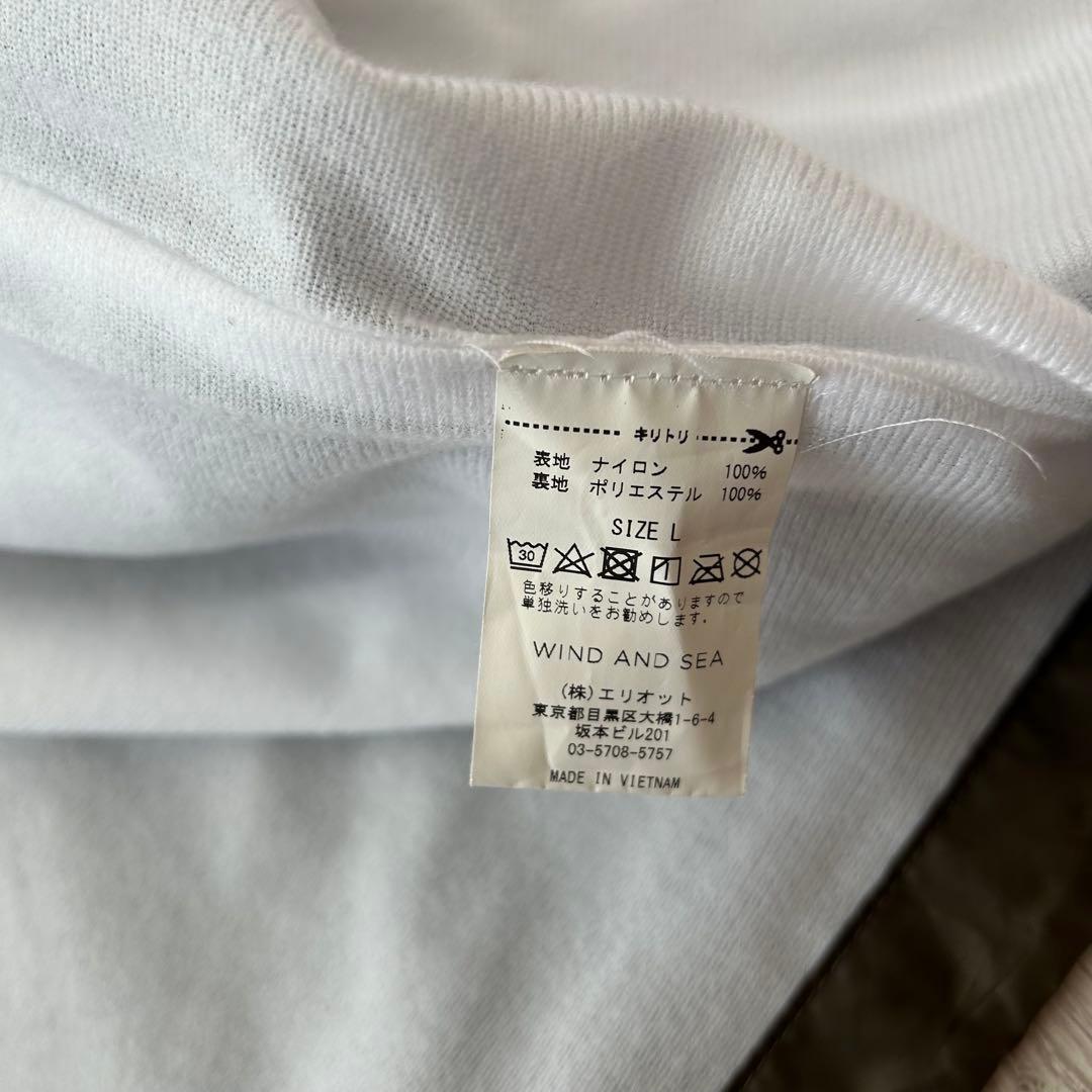 WIND AND SEA コーチジャケット ナイロンジャケット ブラウン L