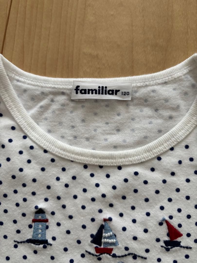 ファミリア　120 ワンピTシャツボトムスセット売り