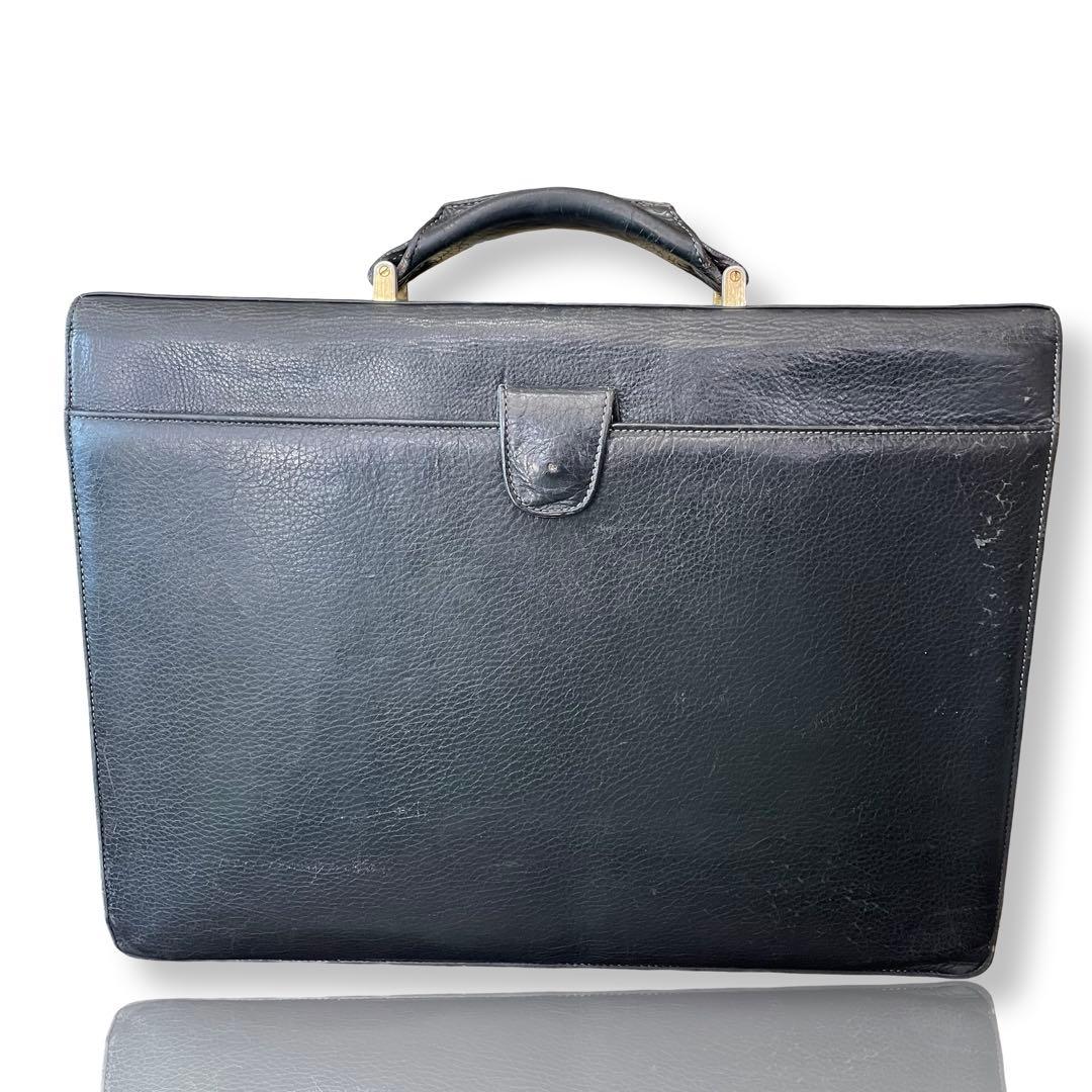 ヴェルサーチ ビジネスバッグ ブリーフケース レザー メデューサ 黒 A4