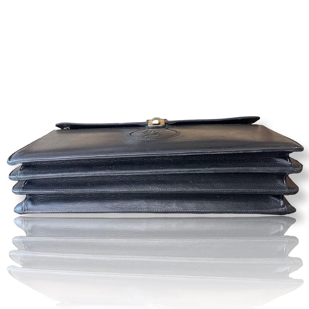 ヴェルサーチ ビジネスバッグ ブリーフケース レザー メデューサ 黒 A4