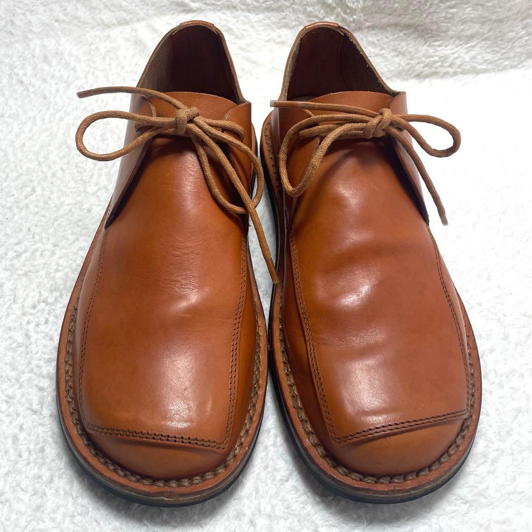 trippen レザーシューズ SHEET-PULLレースアップ ブラウン 38