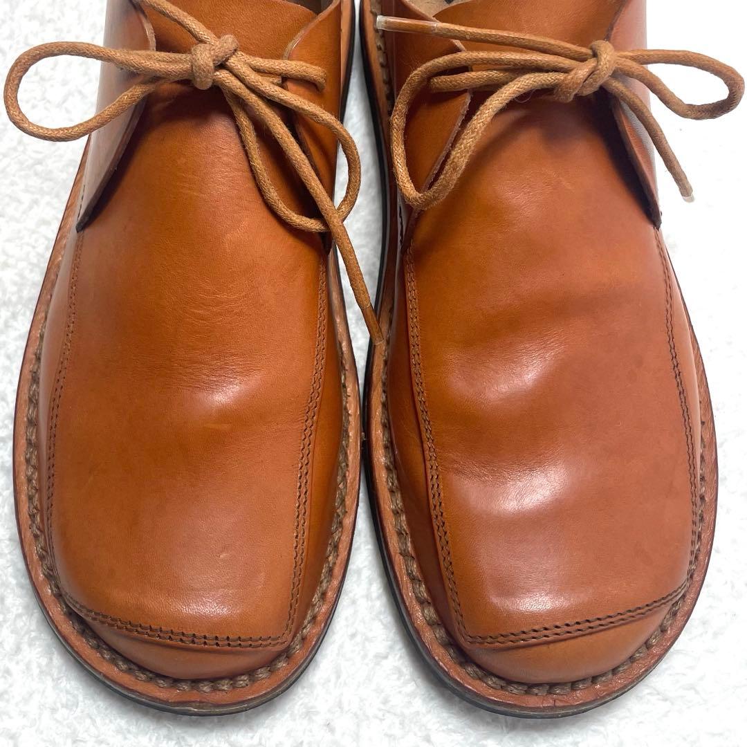 trippen レザーシューズ SHEET-PULLレースアップ ブラウン 38