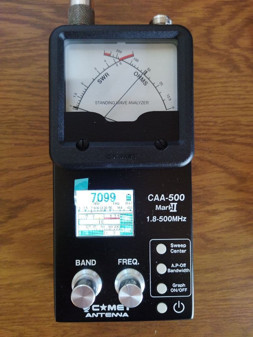 コメット CAA-500mk2 SWRアナライザー 1.8-500MHz