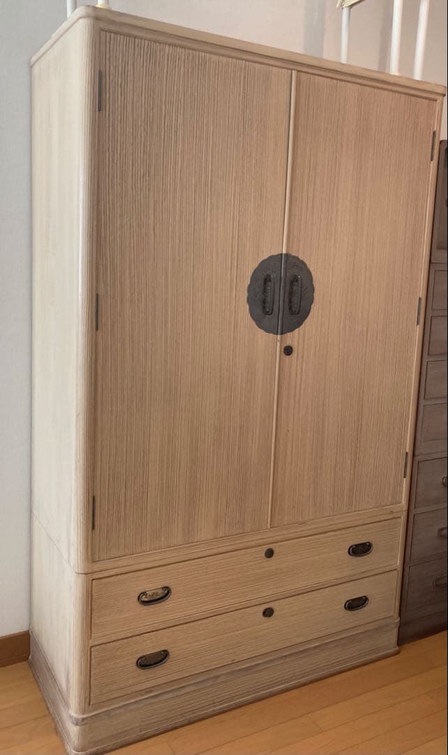 桐箪笥 桐たんす H175×W109.6×D45.5cm ☆USED