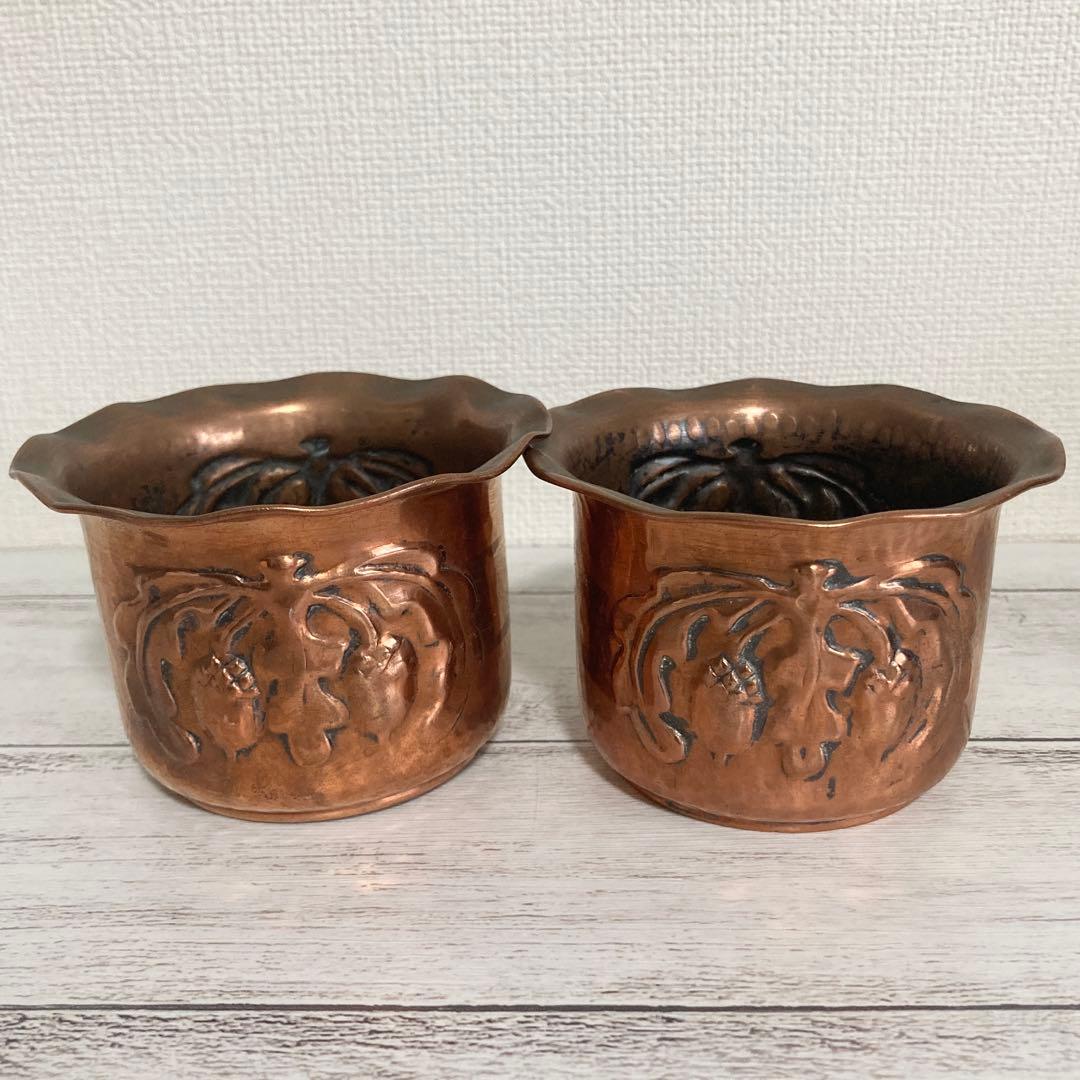 北欧 ヴィンテージ コパー 銅製 ろうそくホルダー どんぐり スウェーデン製