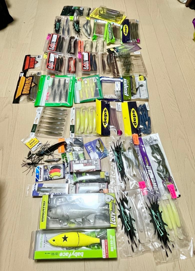 バス釣り引退セット　ジャッカル デプス drt イマカツ　など