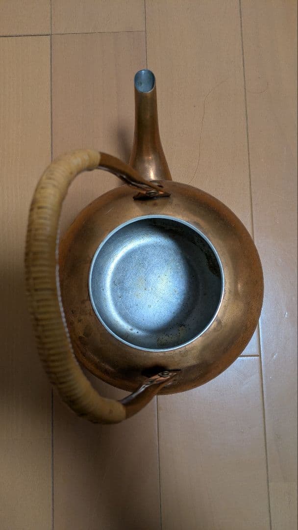 e*.様 美！銅製ハンマードやかん　おまけ付　値引き可能