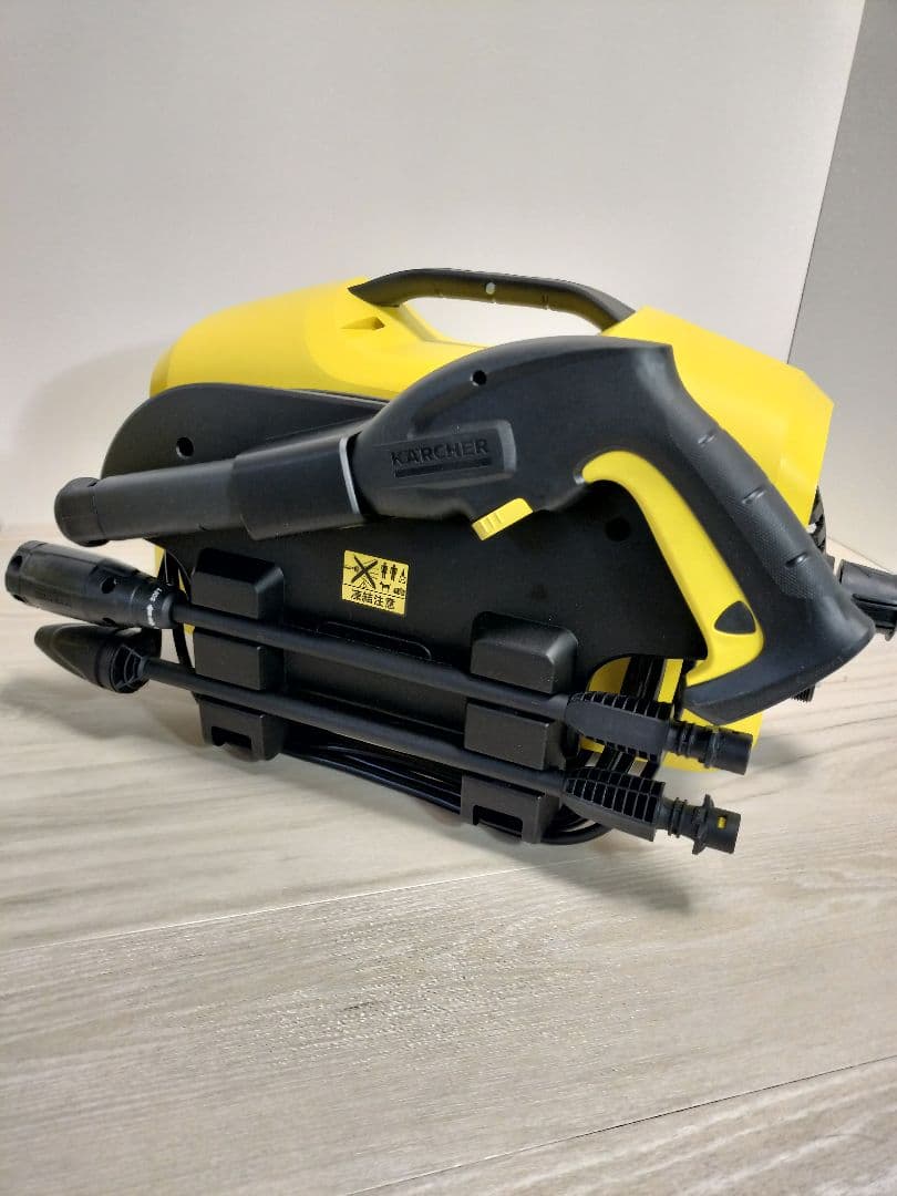 美品 ケルヒャー K2 サイレント 高圧洗浄機+ デッキブラシ+自吸水ホース