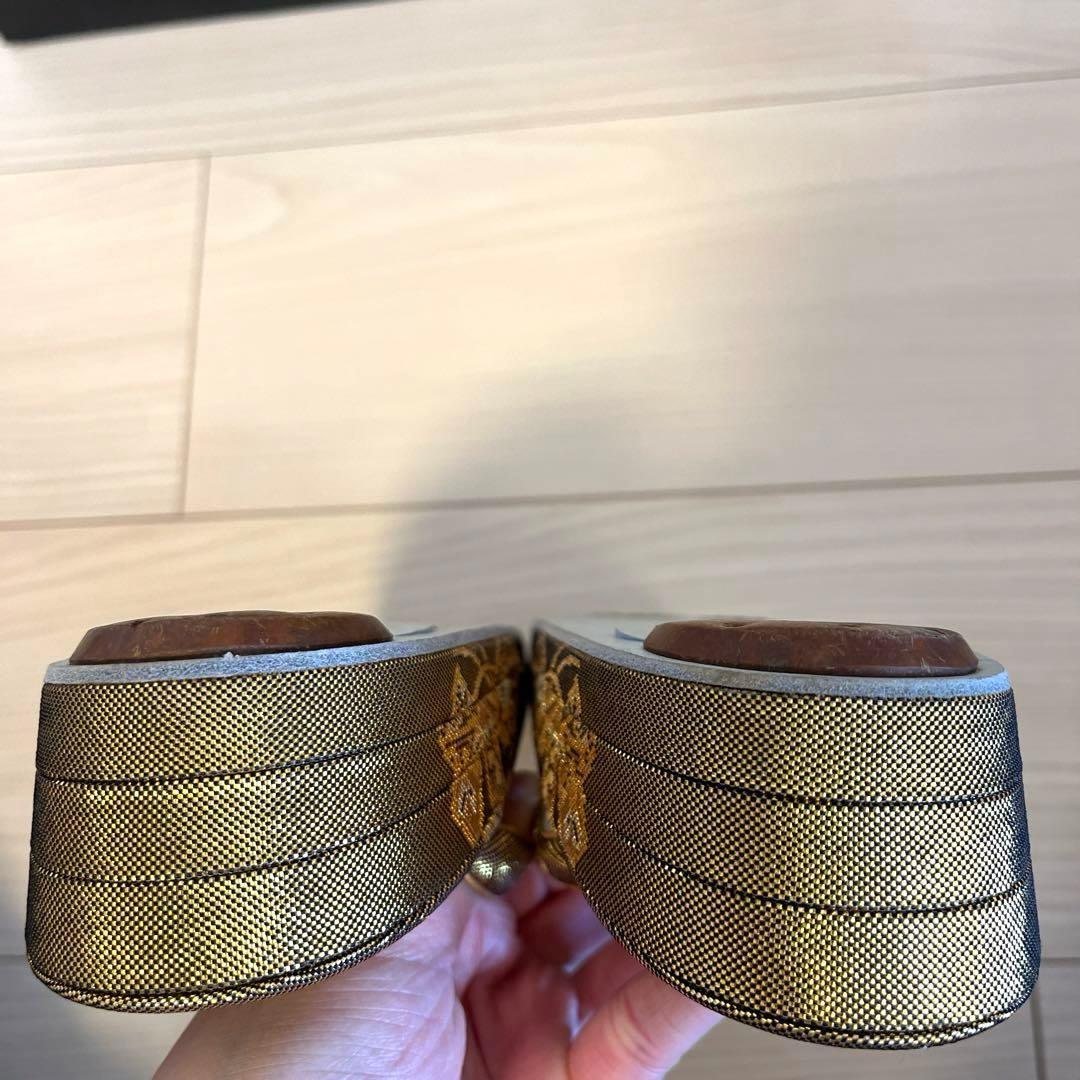 金鷲印　佐賀錦　草履バッグセット　M2404142