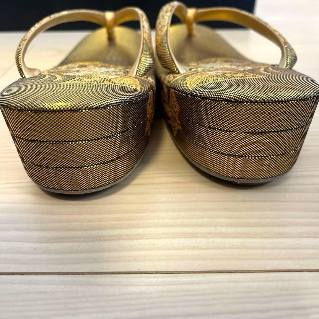 金鷲印　佐賀錦　草履バッグセット　M2404142