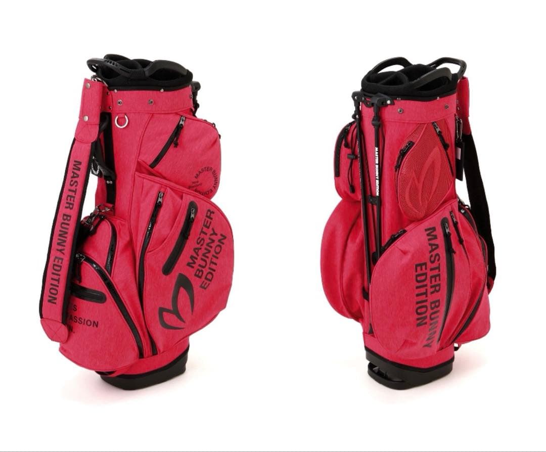 新品 パーリーゲイツ マスターバニー 杢調Peスタンド式キャディバッグ